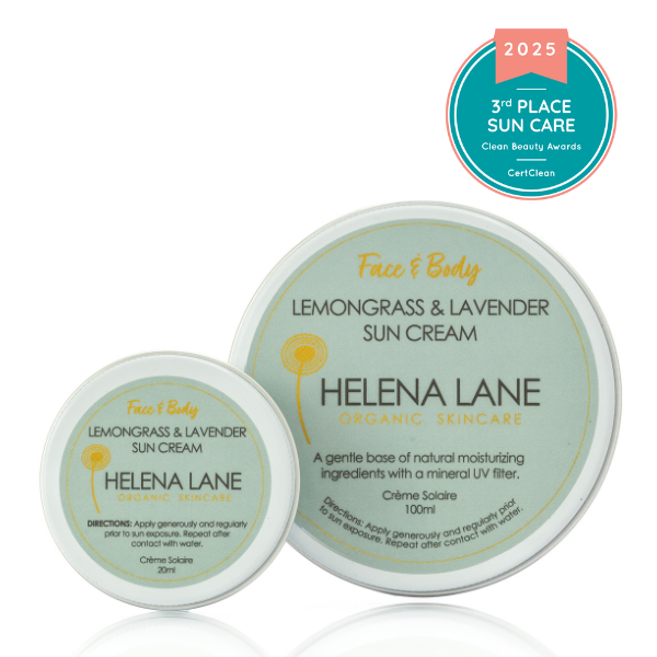 Lemongrass & Lavender Sun Cream - Helena Lane Skincare