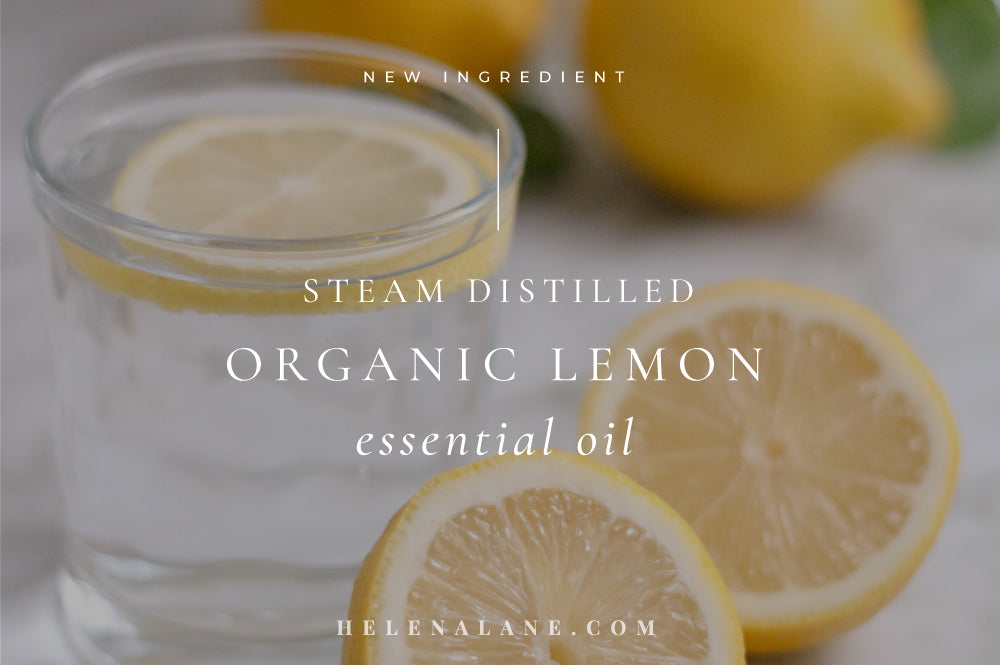 Steam Distilled Organic Lemon Essential Oil
