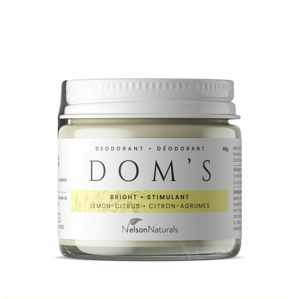 Lemon-Citrus Deodorant - Dom's Bright
