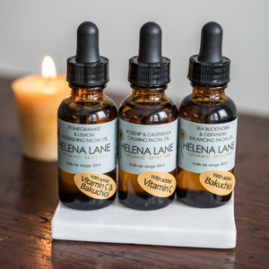 Sea Buckthorn & Geranium Balancing Facial Oil - Helena Lane Skincare Sea Buckthorn & Geranium Balancing Facial Oil - Helena Lane Skincare